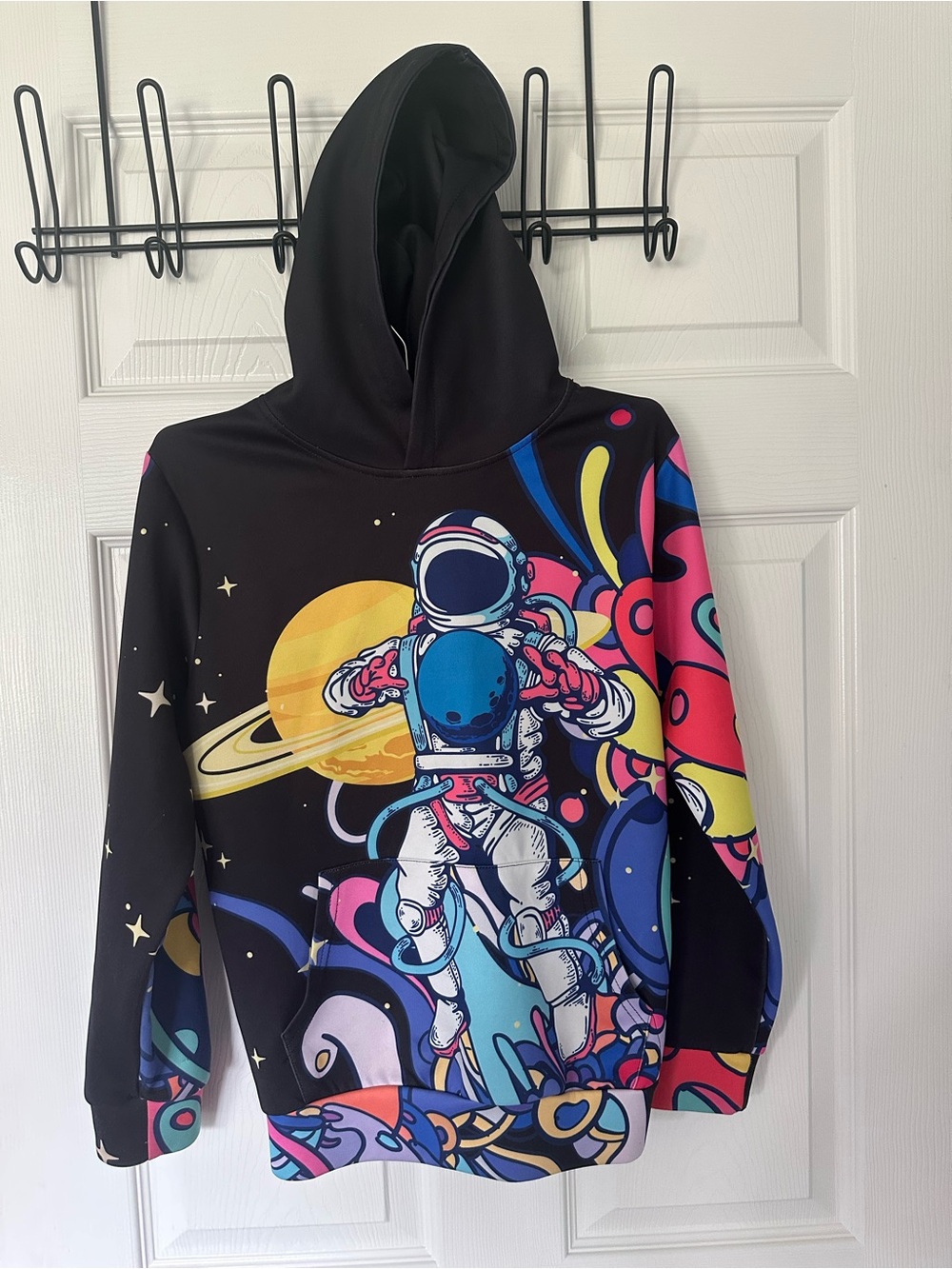 Kids Black Sweatshirt Hoodie - Unbranded